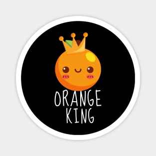 Orange King Funny Magnet